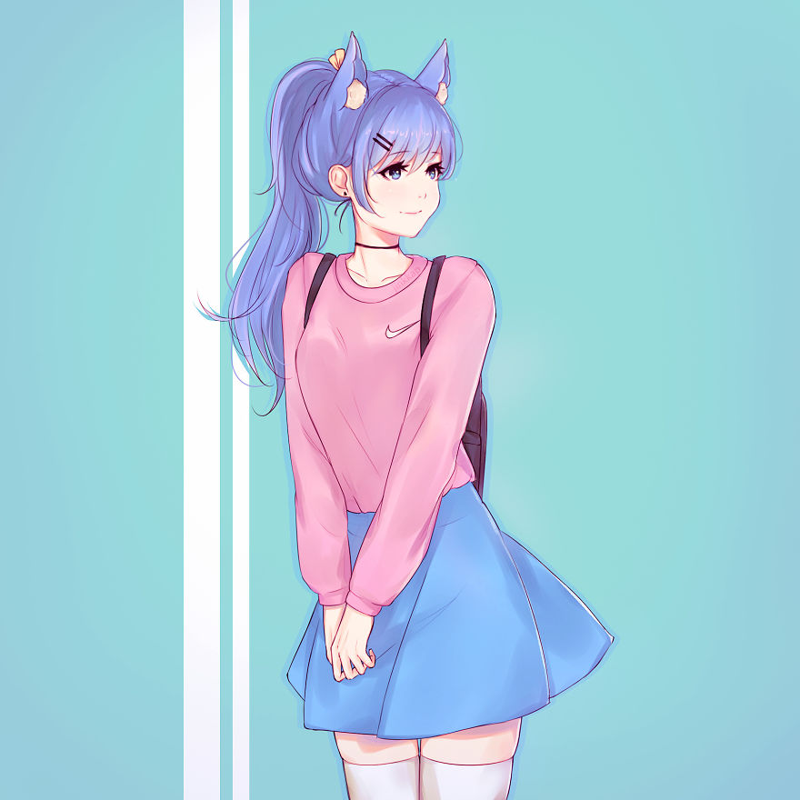 I Draw Portraits Of Anime Girls