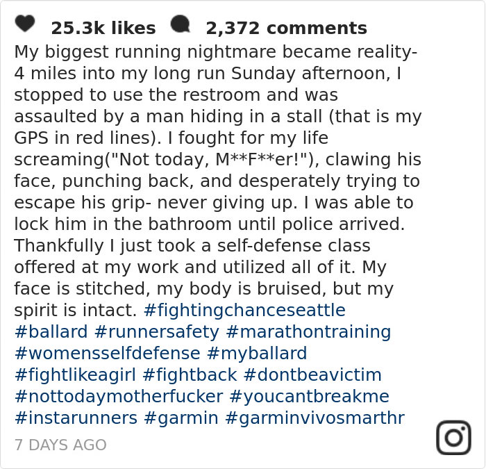 Jogger's Fight With Sex Attacker Gets Recorded On Fitness Tracker; Attacker's Face Looks Worse Than Victim's