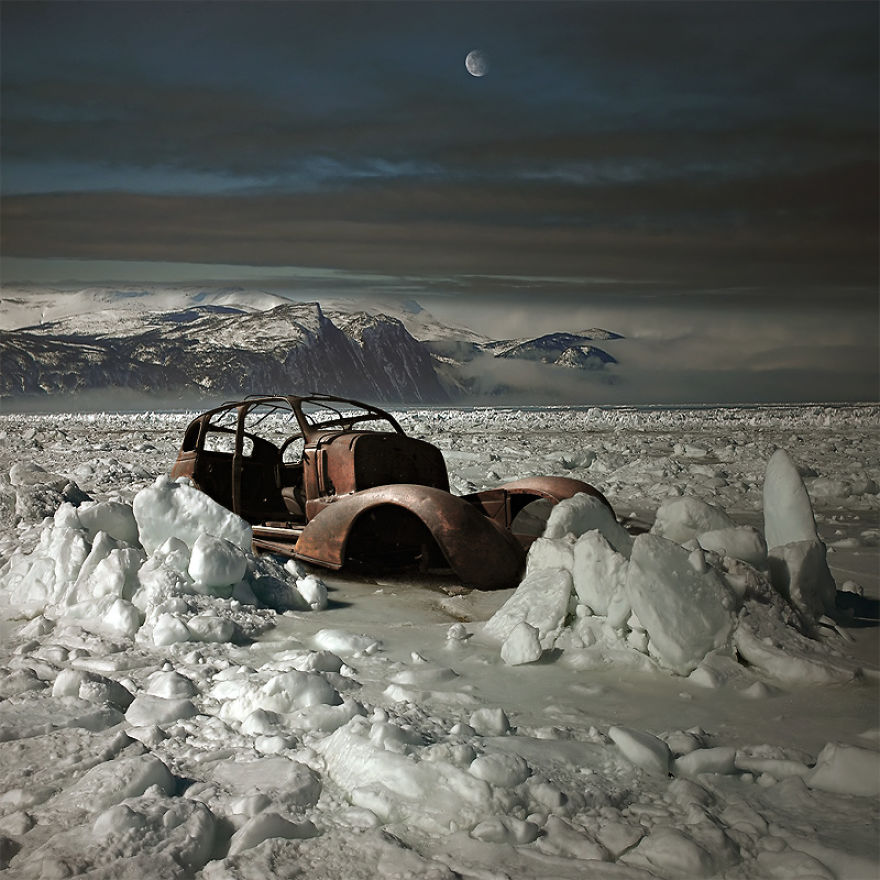 I Rescue Beautiful Old Cars From Being Forgotten Using Digital Art I Rescue Beautiful Old Cars From Being Forgotten Using Digital Art