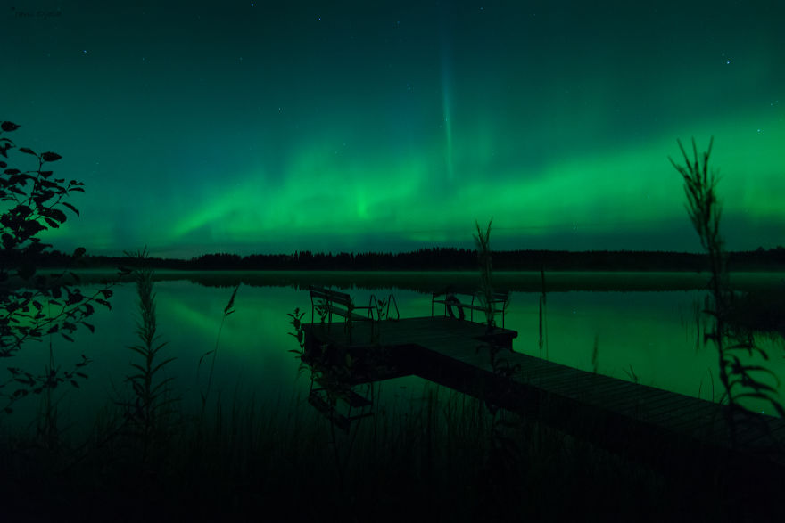 Beautiful Lake Auroras