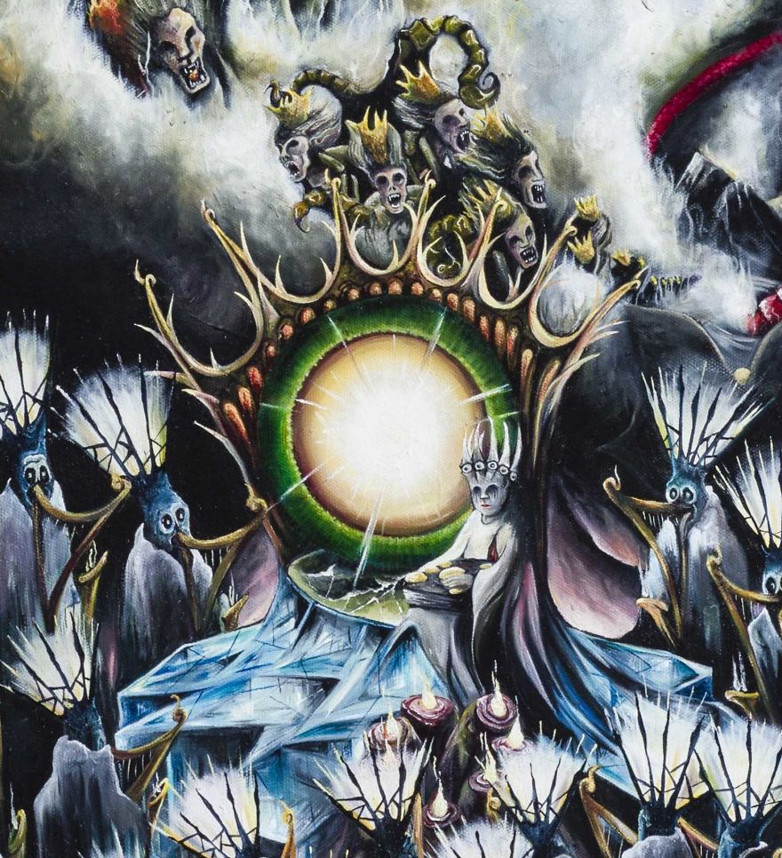 It Took Me 18 Months To Create This Impressive 2x3 Meter Sculpture Of The Book Of Revelations