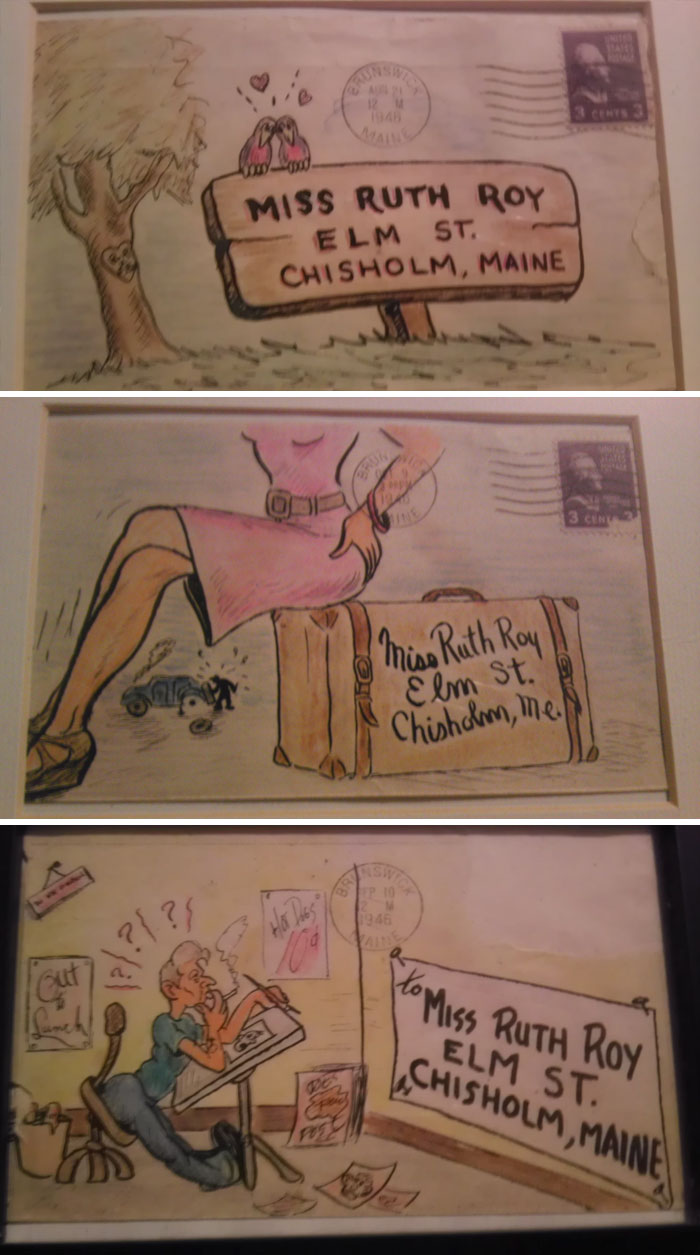 Romance Done Right. My Grandfather's Love Letter Envelopes To My Grandmother