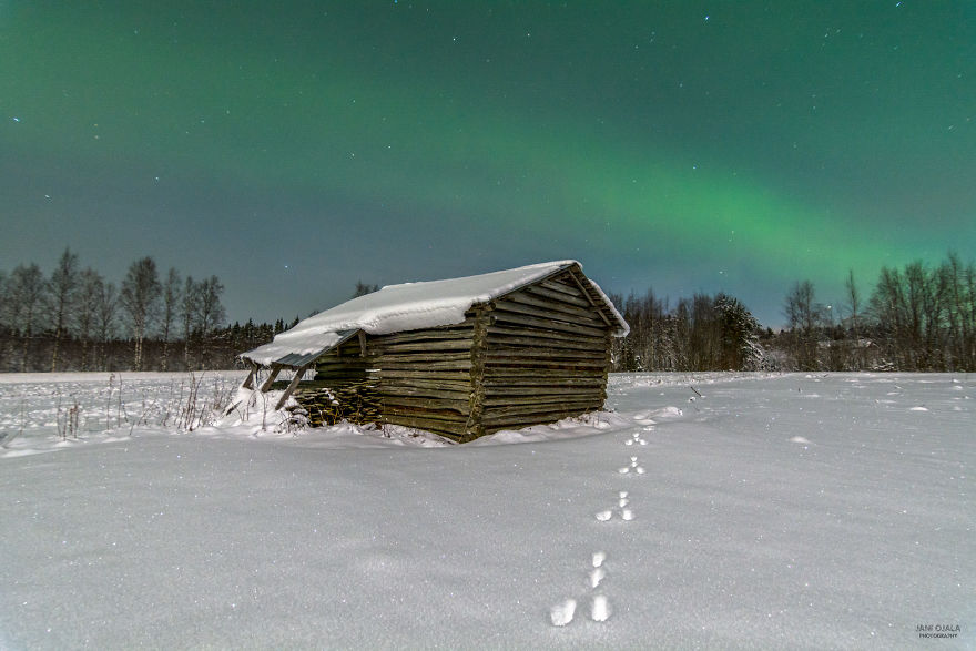 Old Barn In The Night