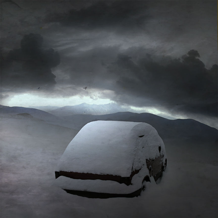 I Rescue Beautiful Old Cars From Being Forgotten Using Digital Art I Rescue Beautiful Old Cars From Being Forgotten Using Digital Art