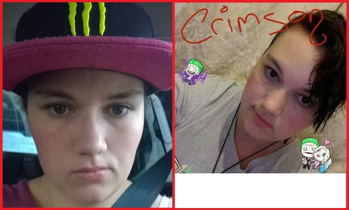 The Left Is Me From Three Years Ago Vs. Me Now, I've Cut My Hair, Gotten A Nose Piercing And A Tat. I Was 16 Turning 17 In The Old One :3