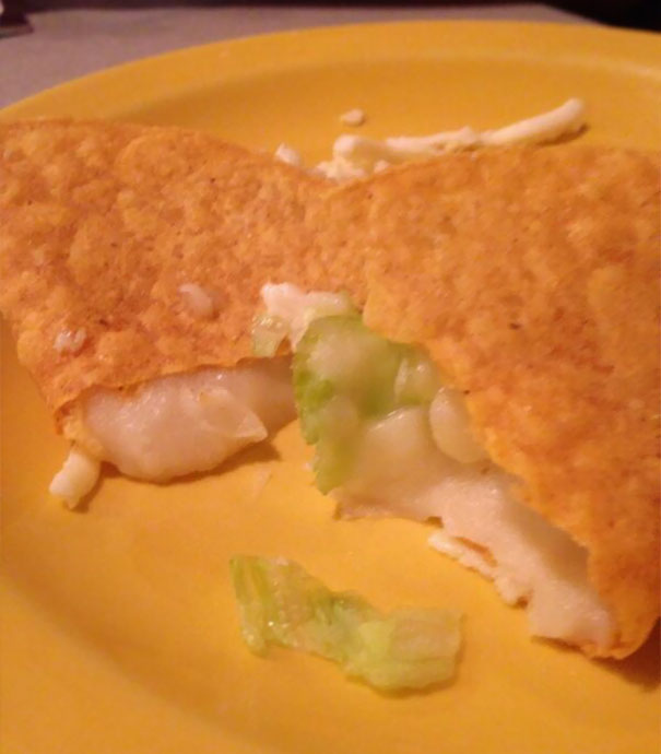 Ordered A Taco And Mashed Potatoes At The Mexican Restaurant And This Is What I Got