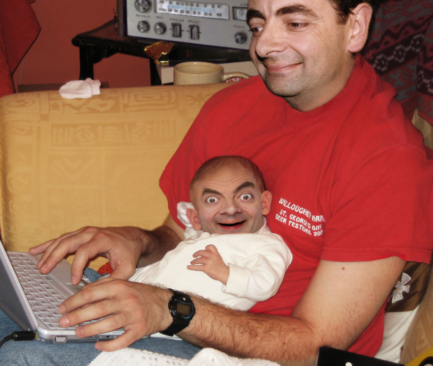 Mr Bean Photoshop