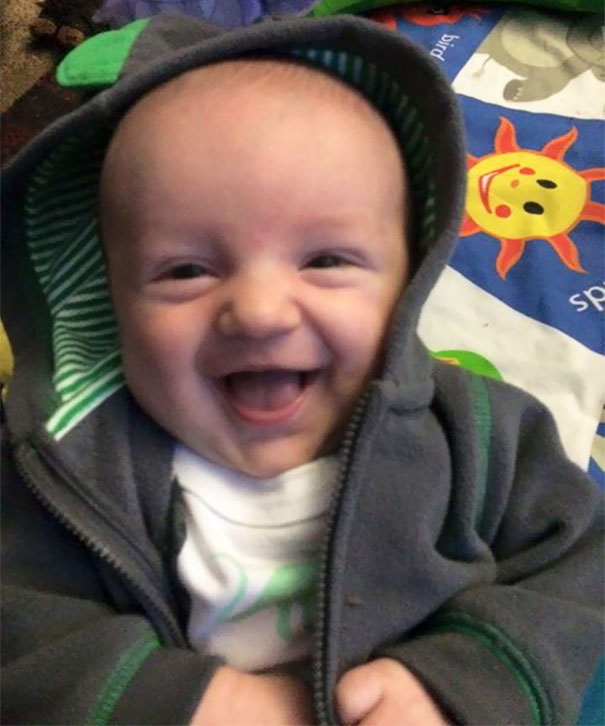 Sister Just Sent Me This - The First Time My Nephew Has Smiled!