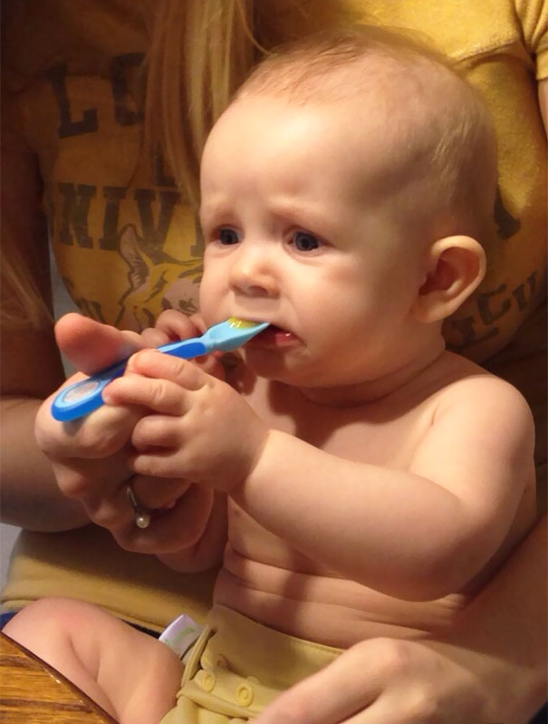 First Taste Of Baby Food