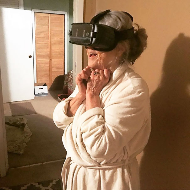 Pure Joy! My Grandma Experiencing VR For The First Time