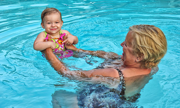 First Time In The Pool