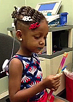 Little Girl Hears For The First Time