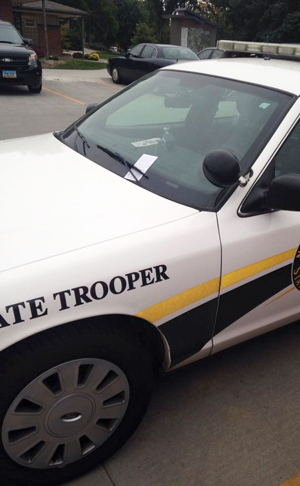 Who Ever Gave A Parking Ticket To This Cop