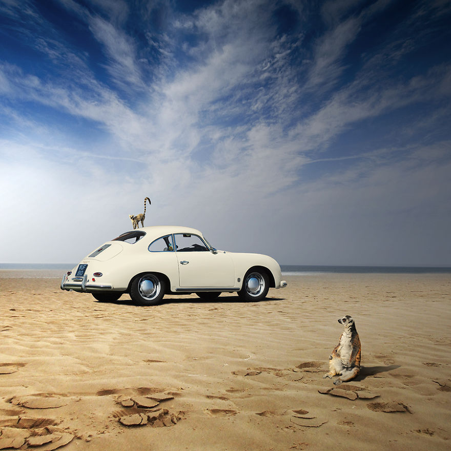 I Rescue Beautiful Old Cars From Being Forgotten Using Digital Art I Rescue Beautiful Old Cars From Being Forgotten Using Digital Art