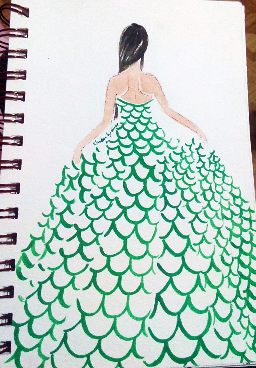 No. 21 – Green Fish Scales