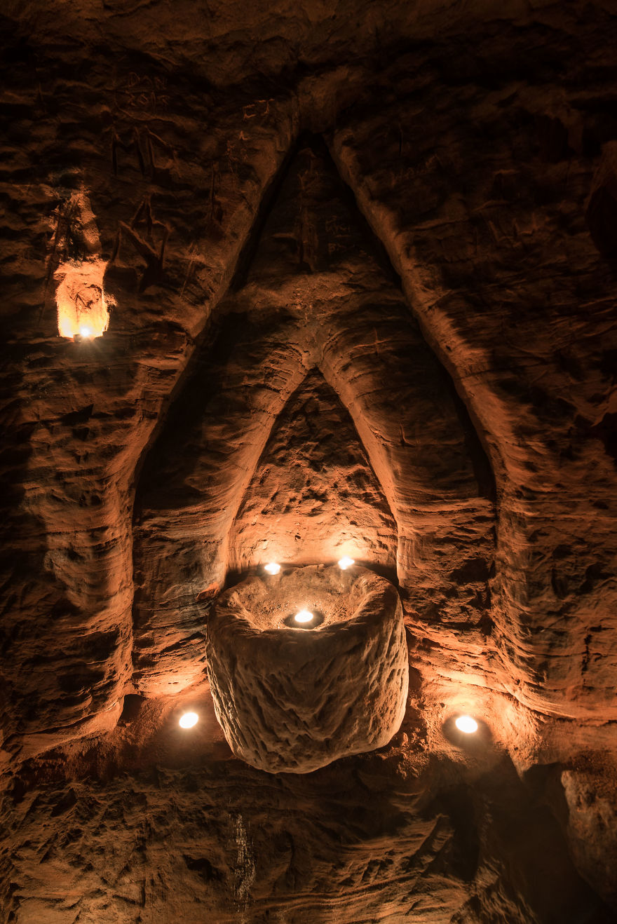 Rabbit Hole Leads To A Secret 700-Year-Old Cave Network Built By Knights Templar Rabbit Hole Leads To A Secret 700-Year-Old Cave Network Built By Knights Templar