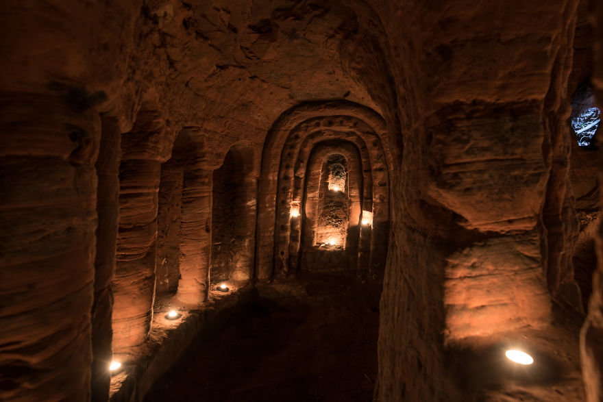 Rabbit Hole Leads To A Secret 700-Year-Old Cave Network Built By Knights Templar Rabbit Hole Leads To A Secret 700-Year-Old Cave Network Built By Knights Templar