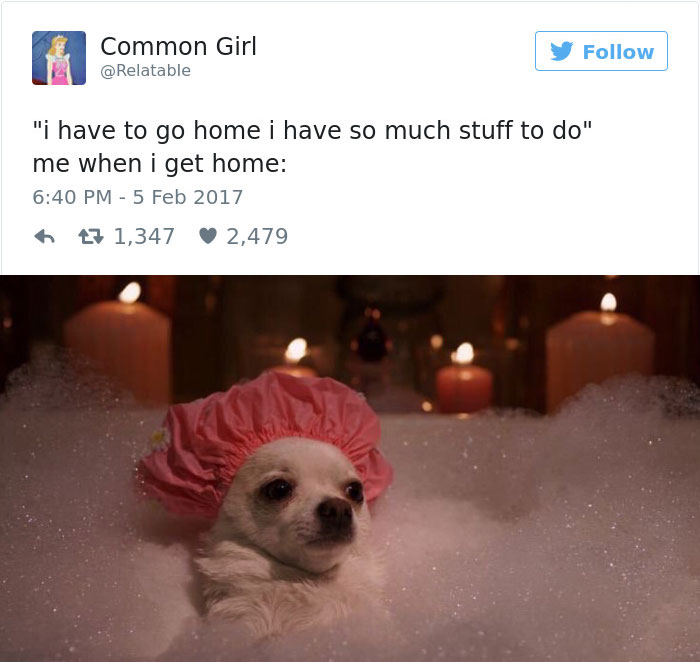 Relatable Woman Tweet