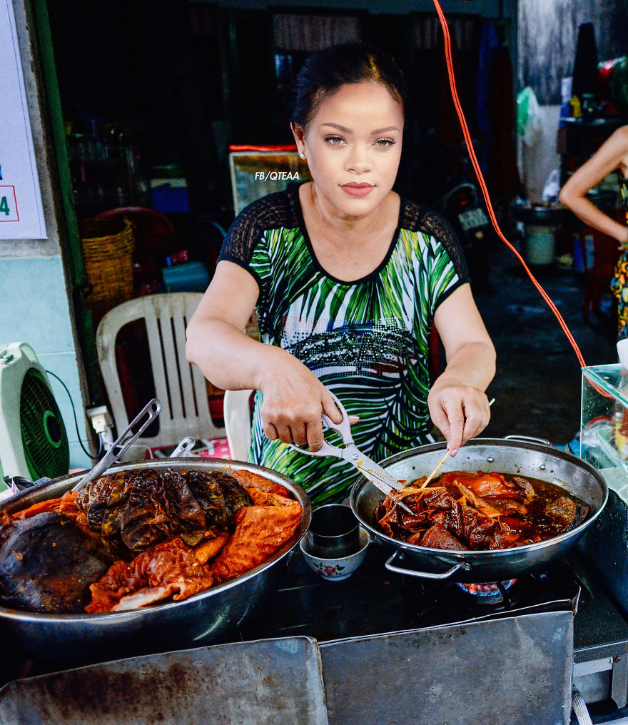 Pop Stars Moved To Vietnam Selling Street Food
