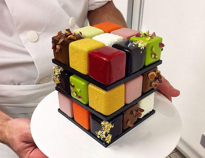 La nueva tendencia son los dulces de Rubik, y son demasiado perfectos para comérselos