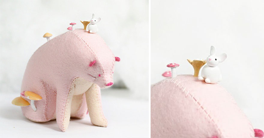 Soft-sculpture-bears-pastyourporchlight