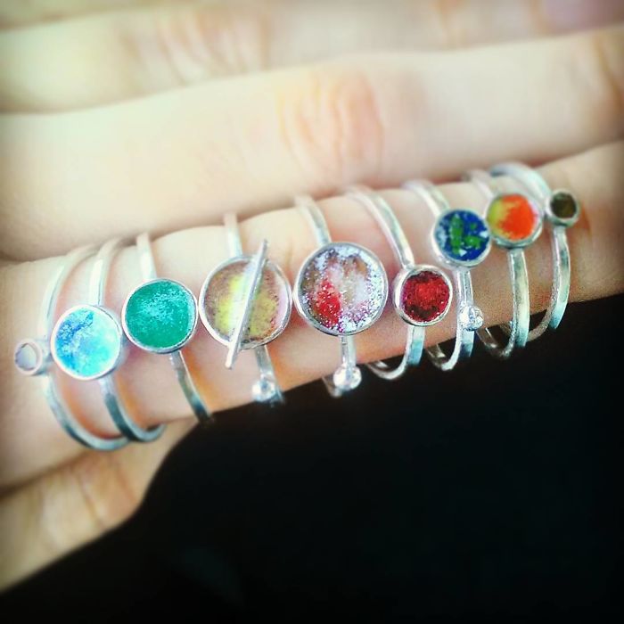 Solar System Rings That Stack Together Are The Perfect Gift For Astronomy Lovers Solar System Rings That Stack Together Are The Perfect Gift For Astronomy Lovers
