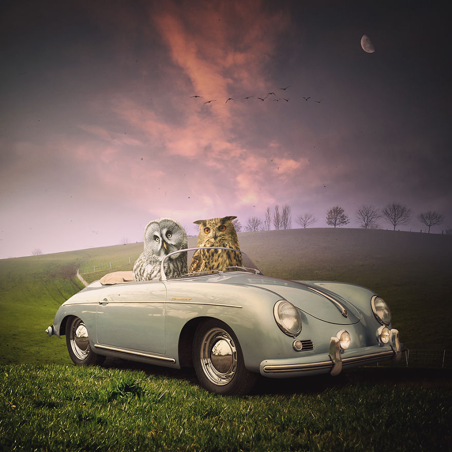 I Rescue Beautiful Old Cars From Being Forgotten Using Digital Art I Rescue Beautiful Old Cars From Being Forgotten Using Digital Art