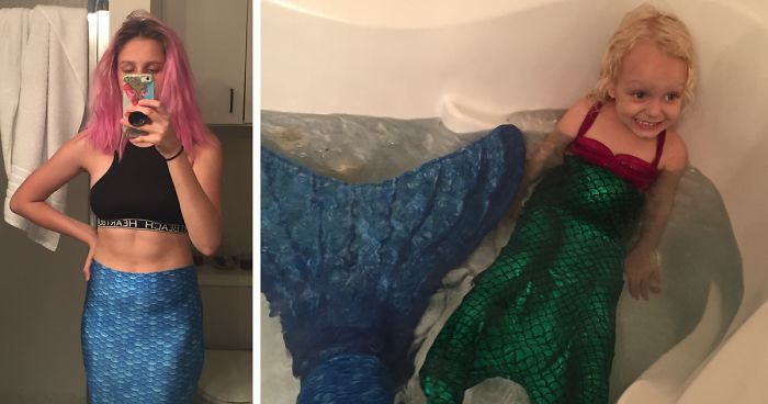 Teen Babysitter Surprises A 3-Year-Old By Dressing Up As A Mermaid And Her Reaction Is Just Too CuteTeen Babysitter Surprises A 3-Year-Old By Dressing Up As A Mermaid And Her Reaction Is Just Too Cute