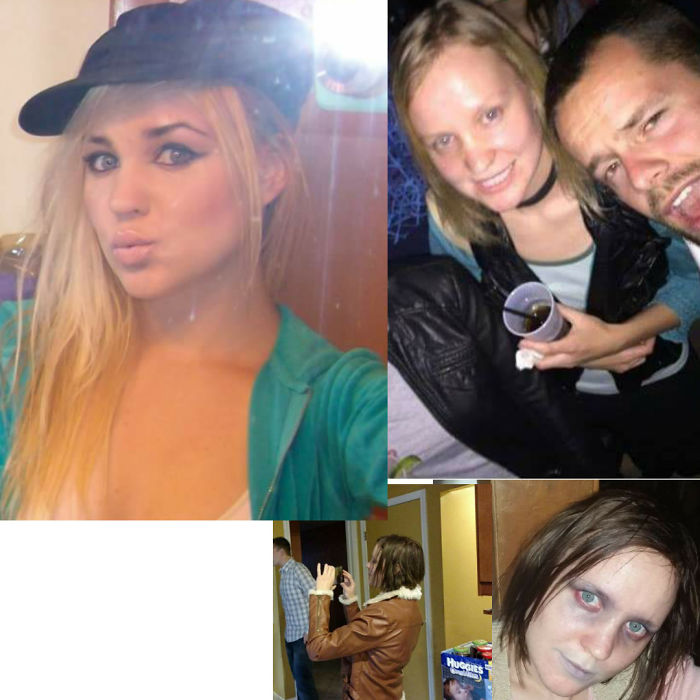 Me At 17 Wearing A Mask (left) Terrified More Glam Too, Now 25 Life Got Even Harder. More Emo Now Then Ever.. Heartbroken But Breathing.. Adulting.battling Depression Still..5 Cat Owner & Want 2 Dogs More. Want A Job With More Self Expression Freedom. Wouldnt Have Been So Excited For Life If I Knew What Future Hold. In Fact Might Of Not Made It .my Life Feels Reversed Lol