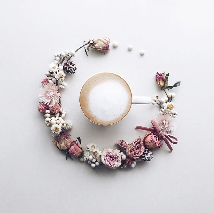 Flower Coffee Compositions