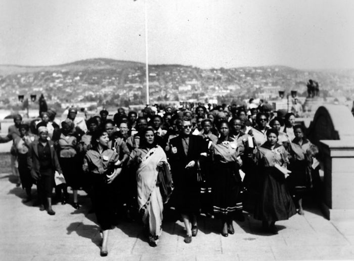 In 1956 20,000 Women Marched To The Union Buildings In South Africa To Protest The Pass Laws Under The Apartheid Government . "wathint' Abafazi, Wathint' Imbokodo: You Strike A Woman You Strike A Rock".