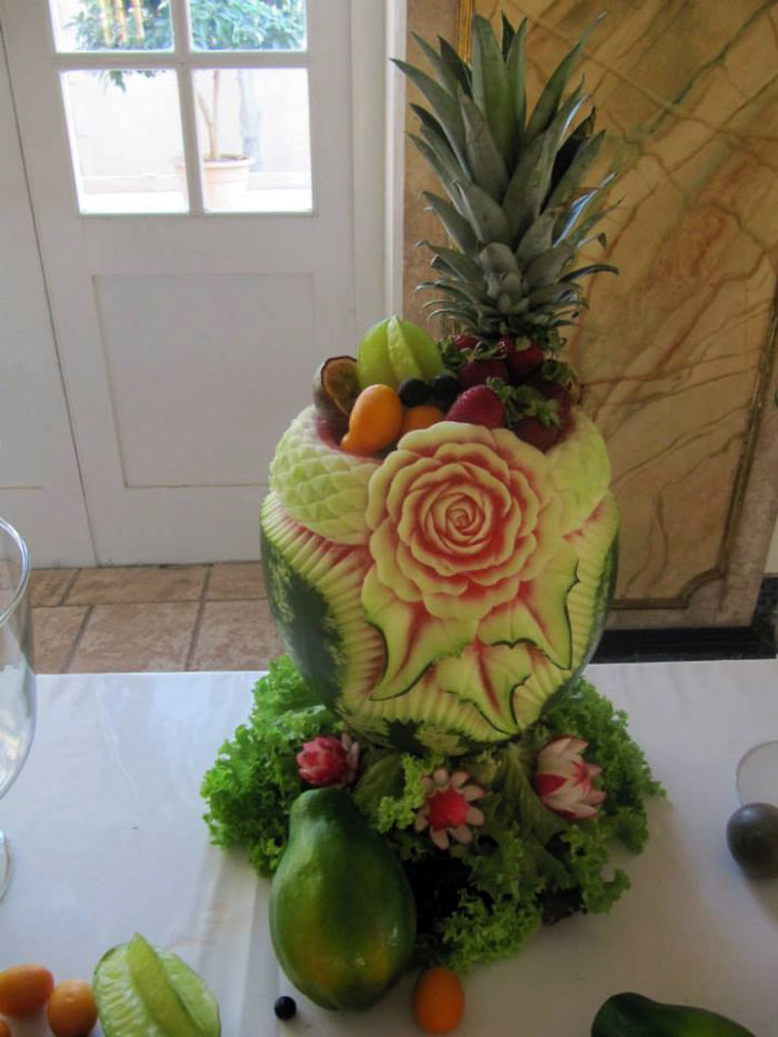 Carvings From Fruit And Vegetables