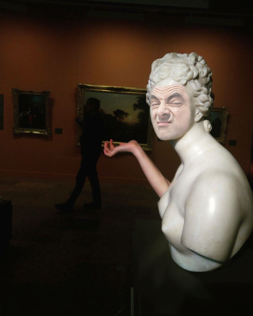 Art Bust Mr. Bean