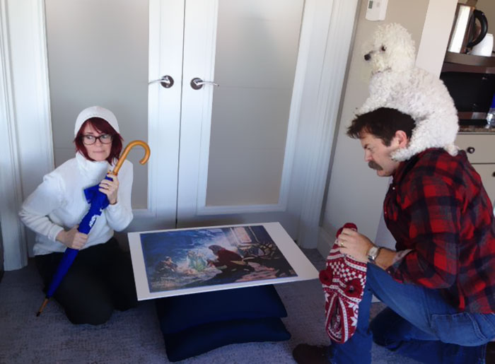 Nick-offerman-megan-mullally-puzzles