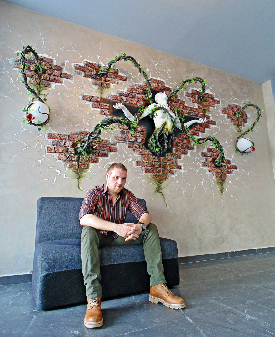 Three Different Perspectives Of Our Existence That I Portrayed In This Sculpture