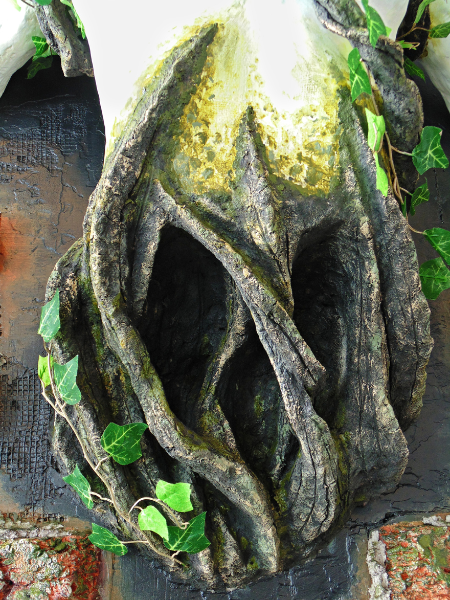 Three Different Perspectives Of Our Existence That I Portrayed In This Sculpture