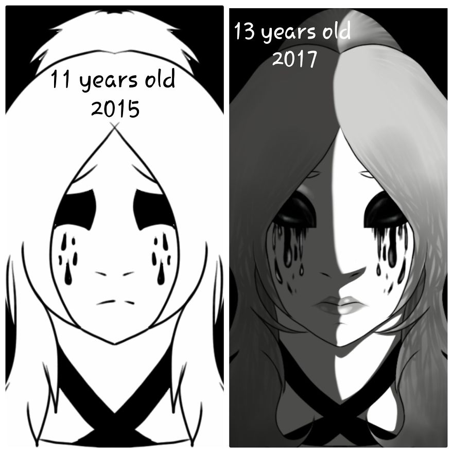 "gray World" 11vs 13 Years Old ;)