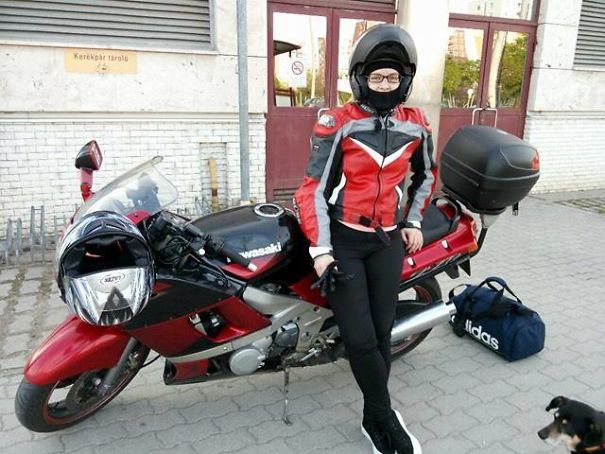 Arrived From My First Ride, My Dog Was Not Interested In It...