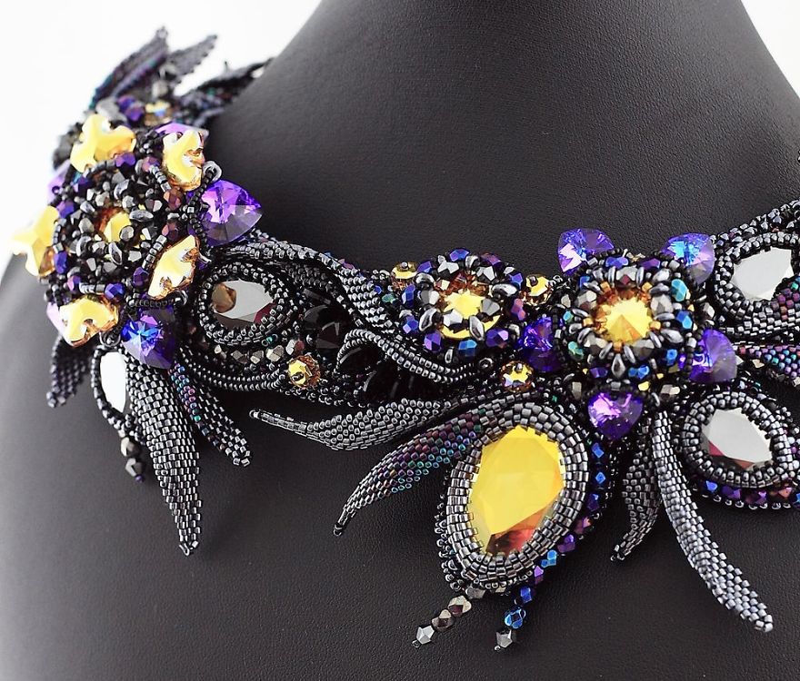 Gorgeous Seed Bead Webs: 12 Amazing Jewelries By Apollinariya Koprivnik