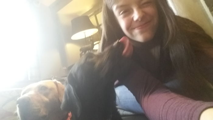 Trying To Get A Decent Photo With You And Your Dogs