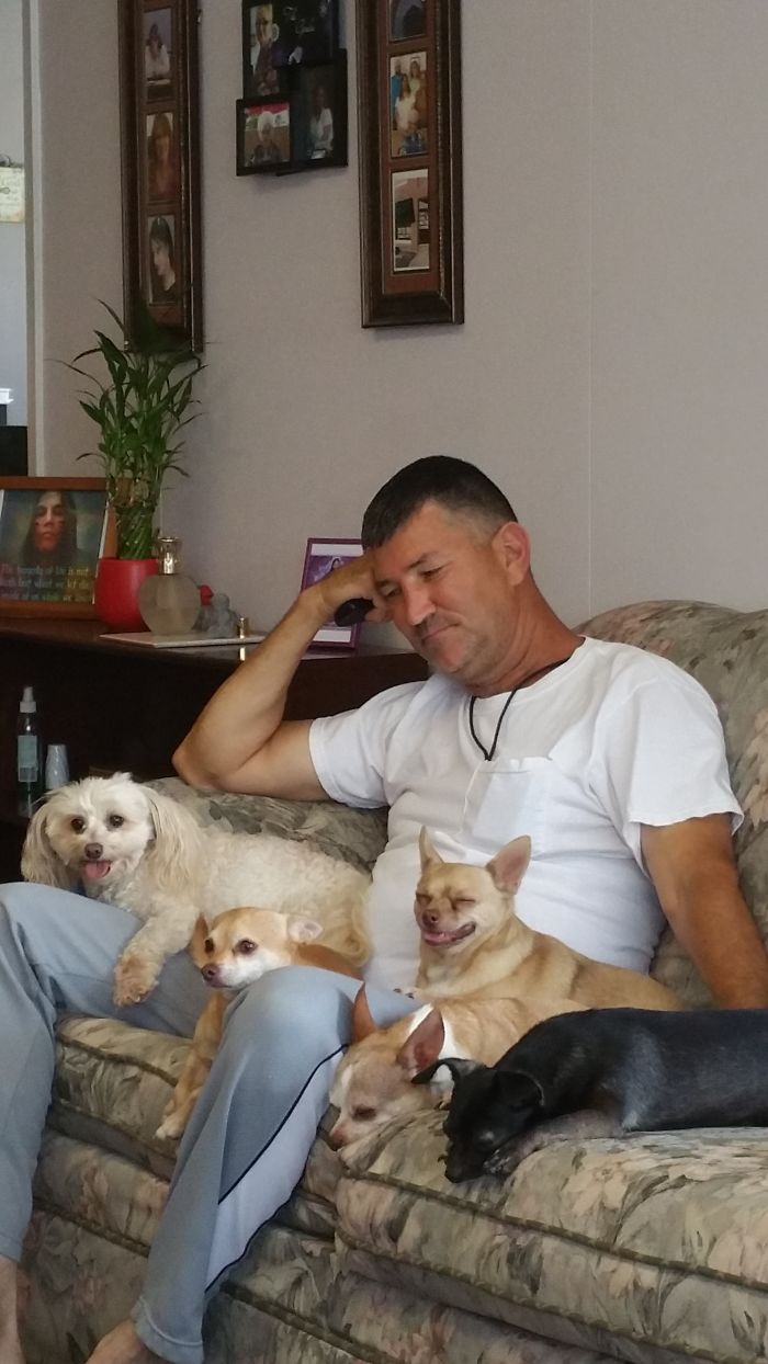 Chuck And His Babies.