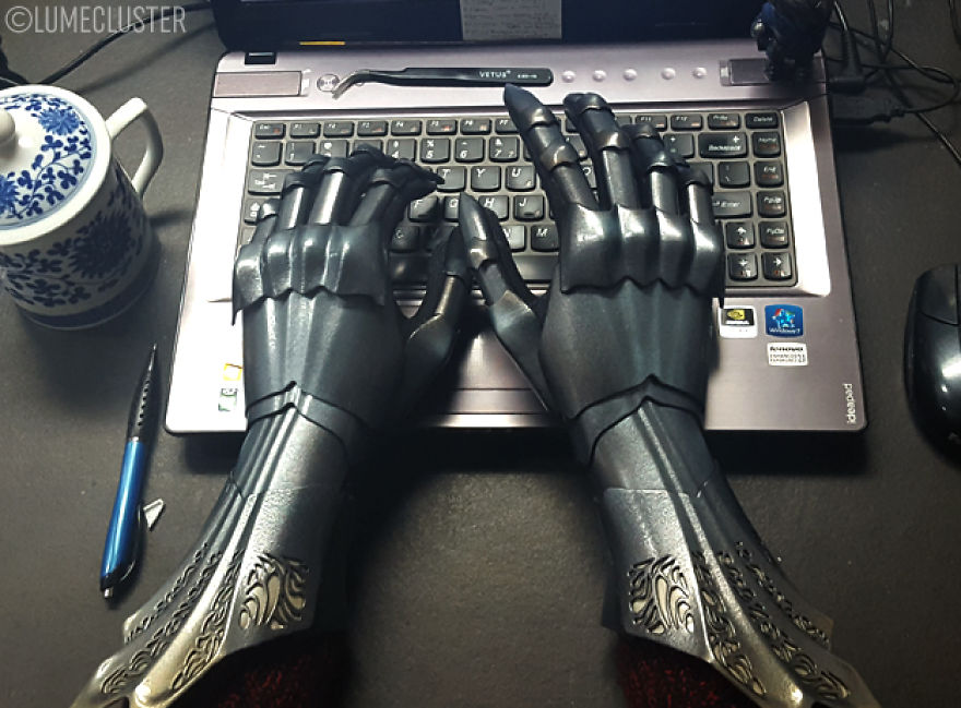 I Spent 518 Hours Making This Futuristic Medieval Armor That Is Lit From Inside And Flexible I Spent 518 Hours Making This Futuristic Medieval Armor That Is Lit From Inside And Flexible