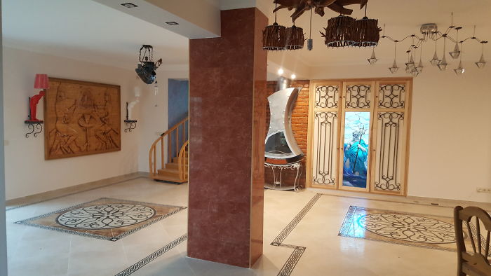 Thoughtful Poseidon: My Stained Glass Mural