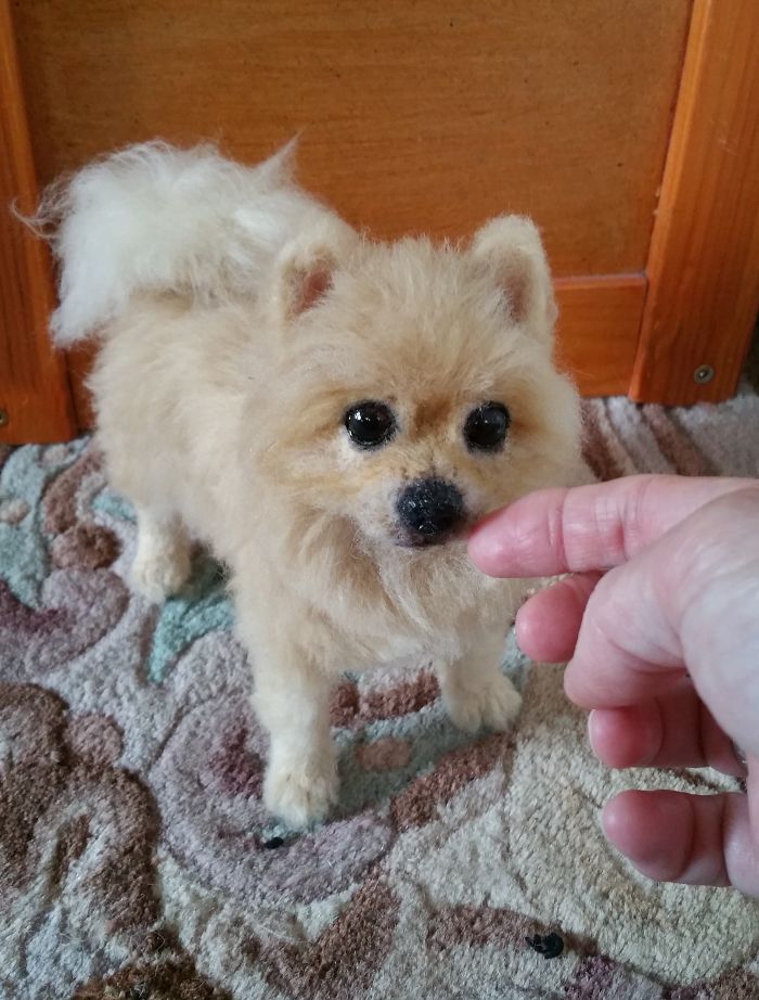 I Needle-Felt Little Dogs