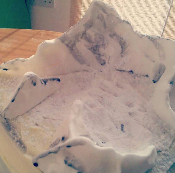 Mountain Cake Attempt For A Climber!