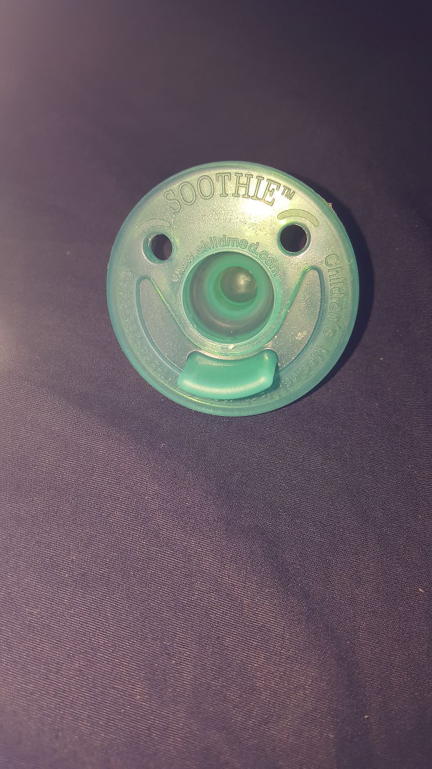 Smiley Face On My Son's Binky