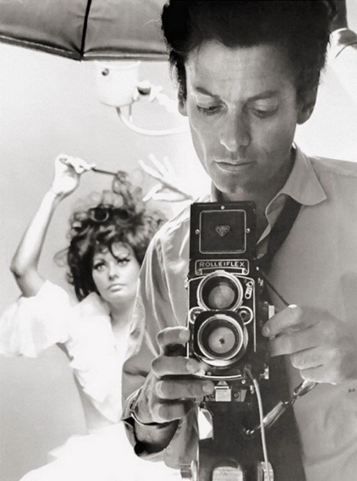 Richard Avedon And Sophia Loren, 1960s