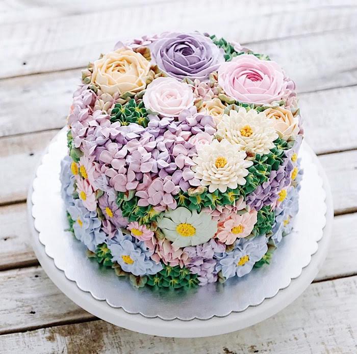 Flower Cakes For You ..to Celebrate The Return Of Spring
