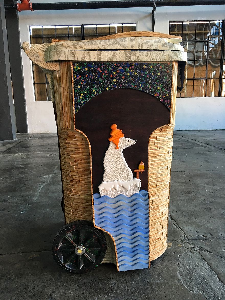 I Use Repurposed Materials To Create Mixed Media Artworks