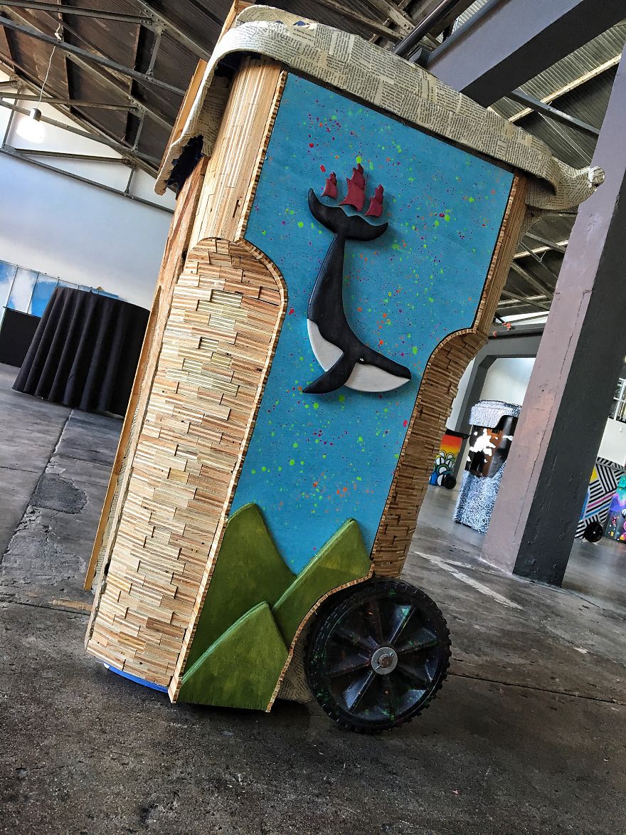 I Use Repurposed Materials To Create Mixed Media Artworks